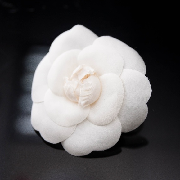 Chanel Classic Camellia (White)